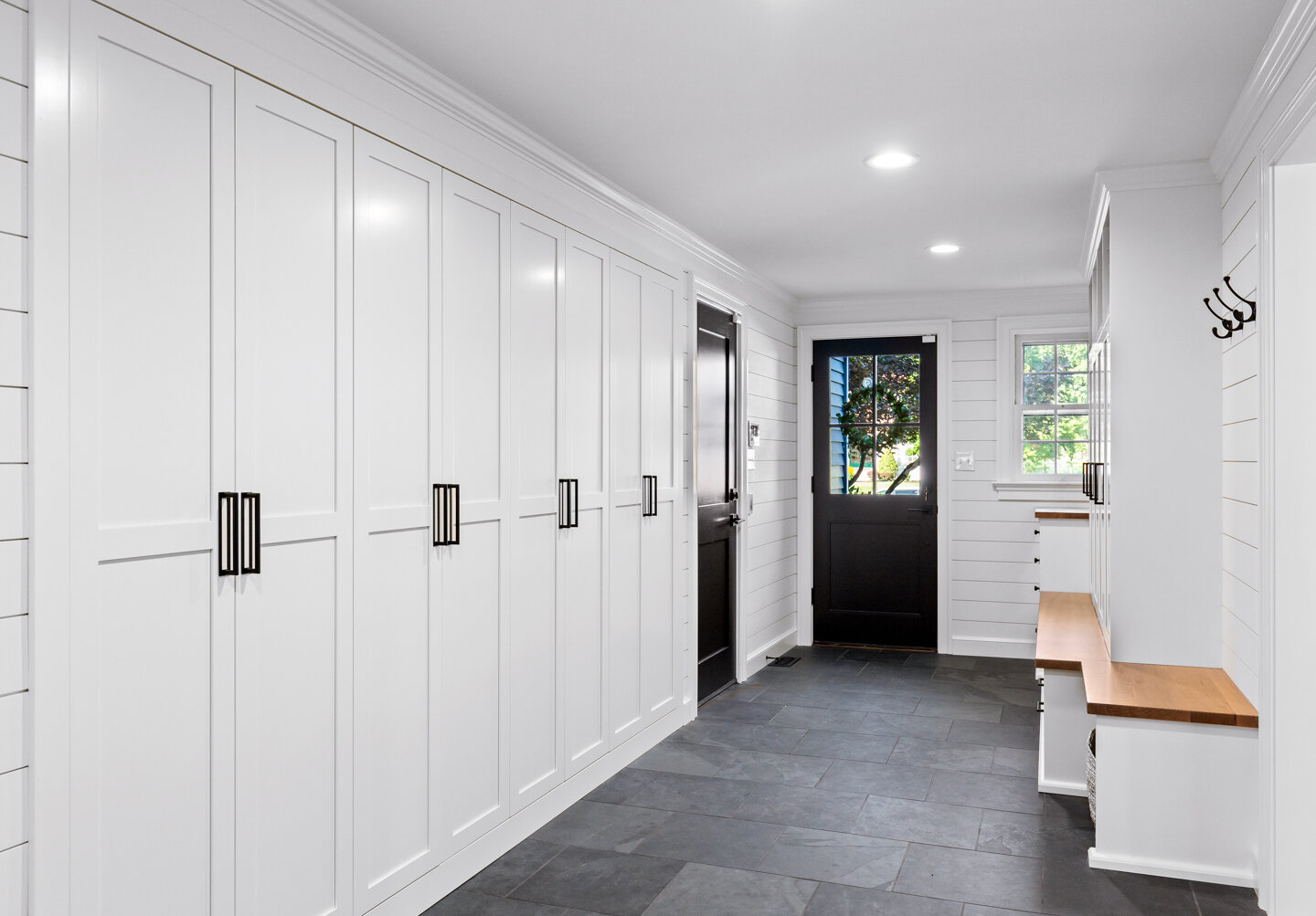 The whole house cabinetry with white shaker