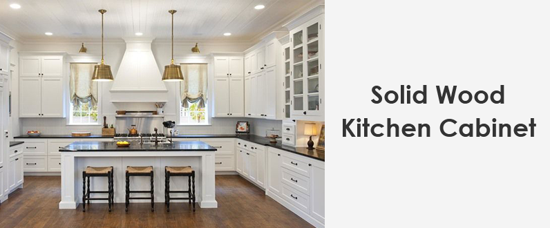 Solid Wood Kitchen Cabinet