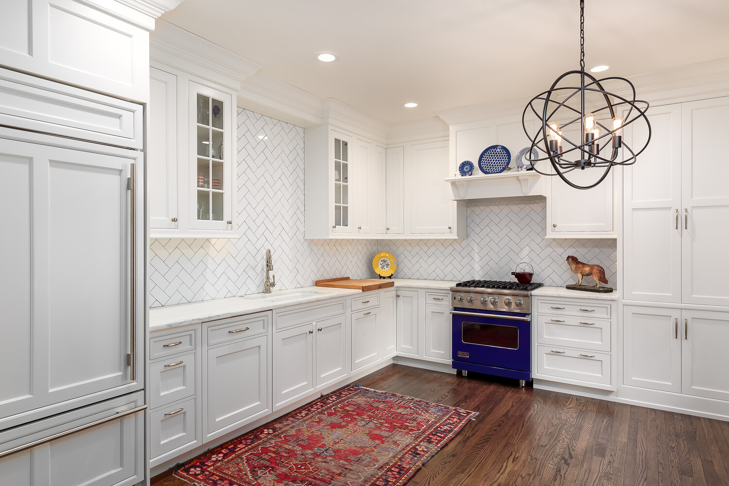 The whole house cabinetry with white shaker