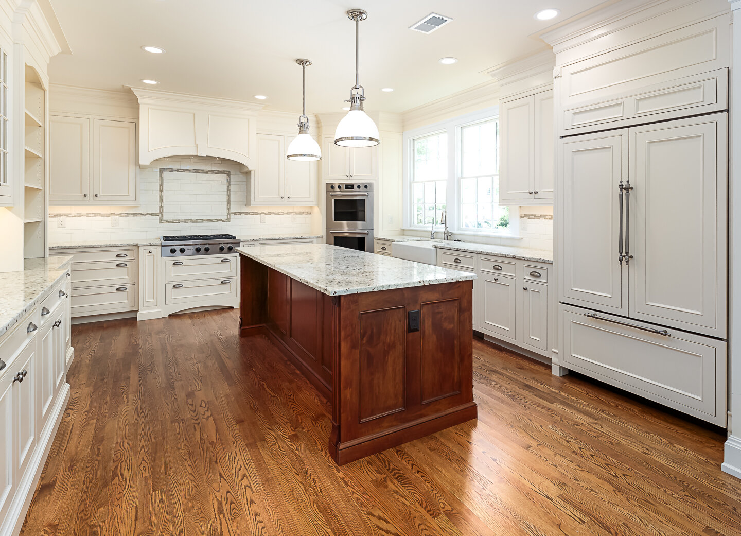 The whole house cabinetry with white shaker